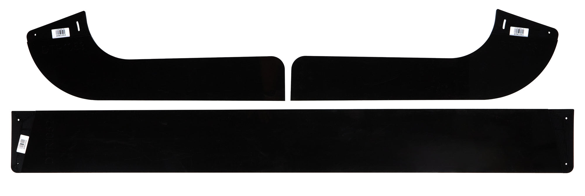 True Performance & Fabrication DTR1050 Splitter Kit Blk Asphalt Outlaw 1/4in 3pc True Performance & Fabrication DTR1050
