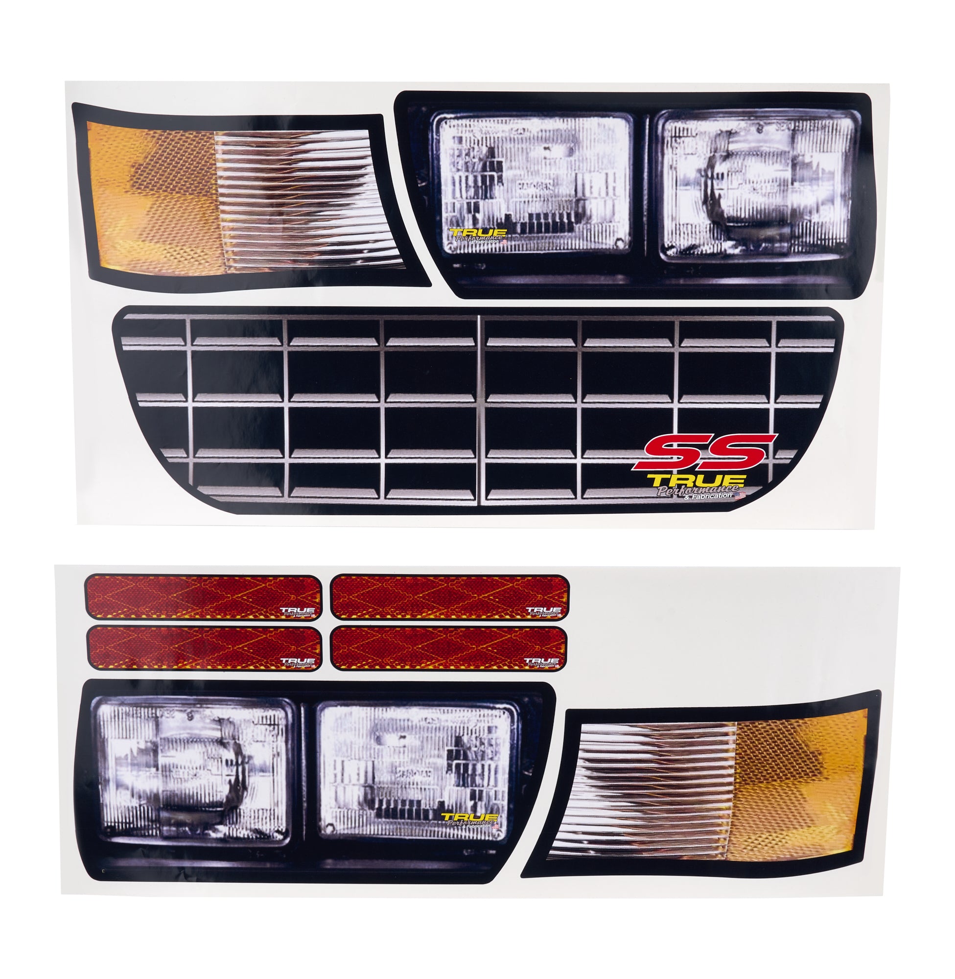 True Performance & Fabrication DTR1071 Nose Decal Kit Street Stock Headlight & Grill True Performance & Fabrication DTR1071