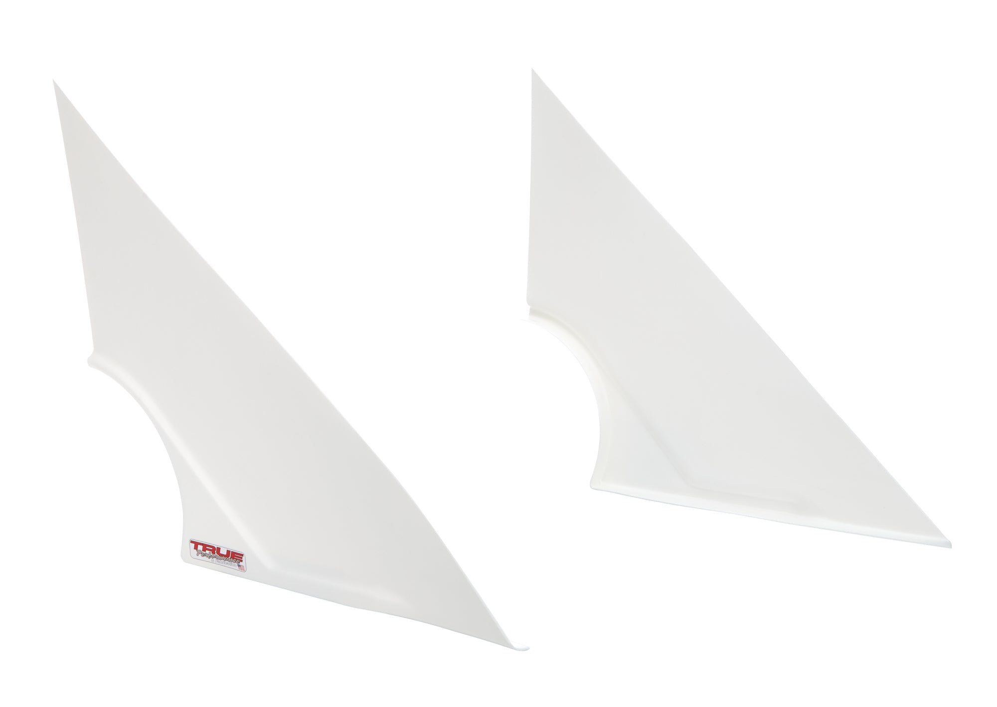 True Performance & Fabrication DTR1203 Fenders Mini-Wedge Pair White True Performance & Fabrication DTR1203