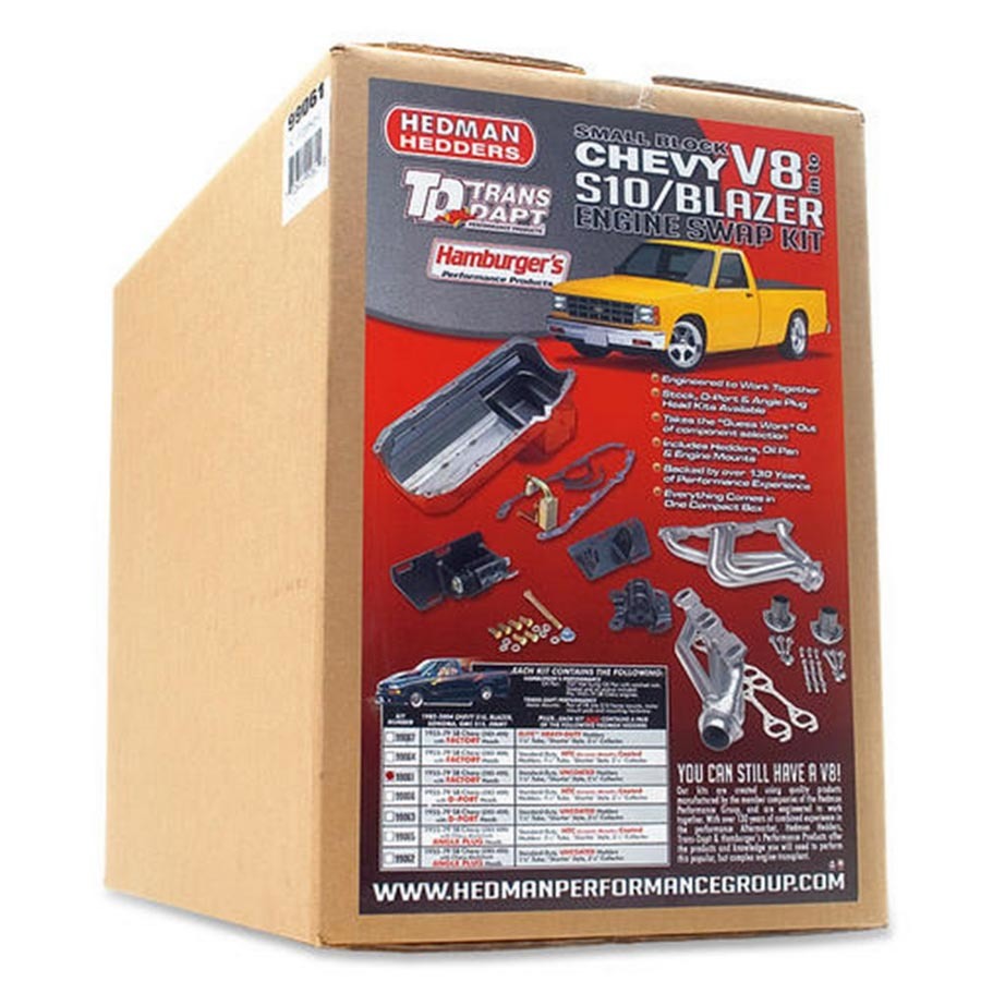 Trans-Dapt Performance 44061 TRANS-DAPT S10 ENGINE SW AP IN A BOX KIT Trans-Dapt Performance 44061