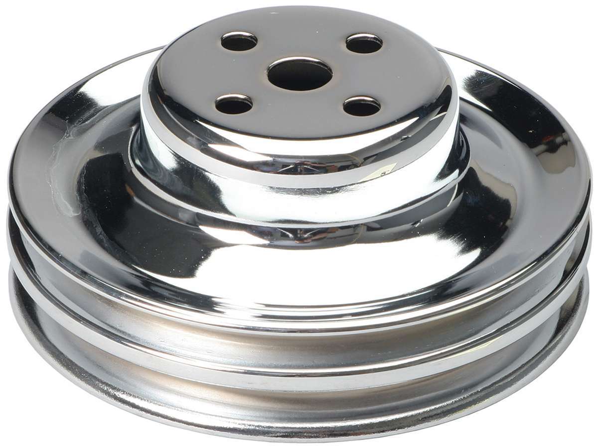 Trans-Dapt Performance 8301 65-66 Ford 289 Water Pump Pulley Chrome 2 Grv Trans-Dapt Performance 8301