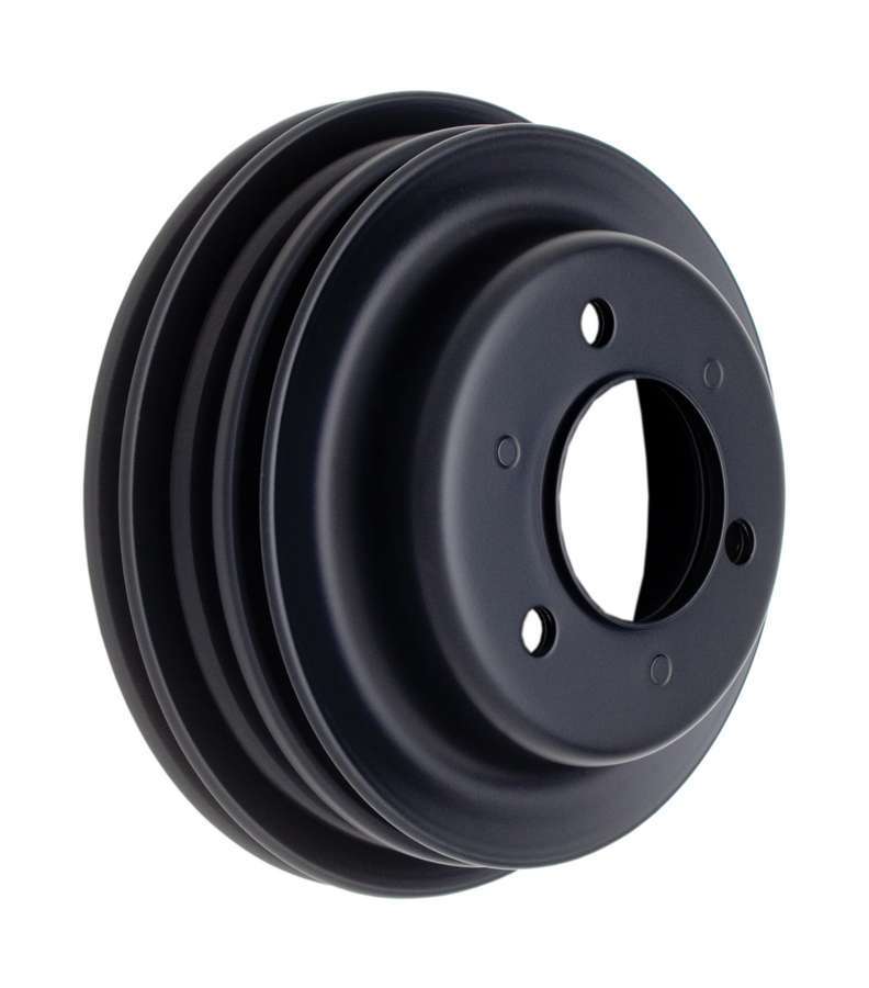 Trans-Dapt Performance 8624 BBC LWP Crankshaft Pulley 3 Groove Black Trans-Dapt Performance 8624