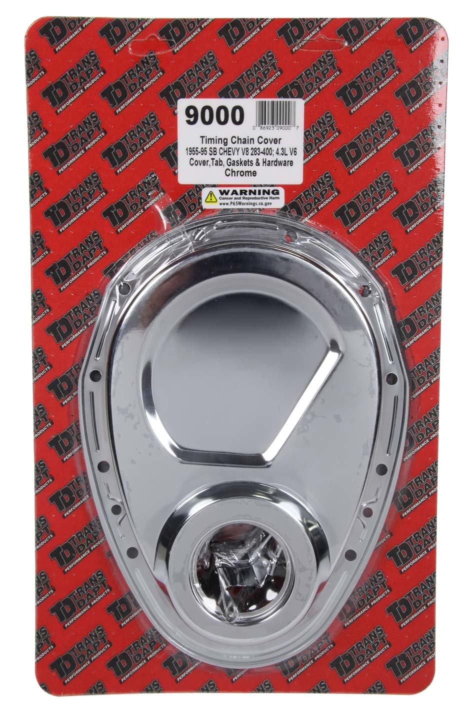 Trans-Dapt Performance 9000 Sb Chev Chrm Tmg Cvr Set Trans-Dapt Performance 9000
