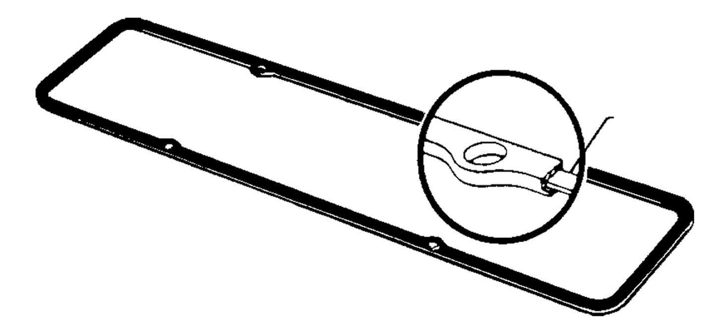 Trans-Dapt Performance 9168 Sb Chevy Vlv Cvr Gaskets Trans-Dapt Performance 9168