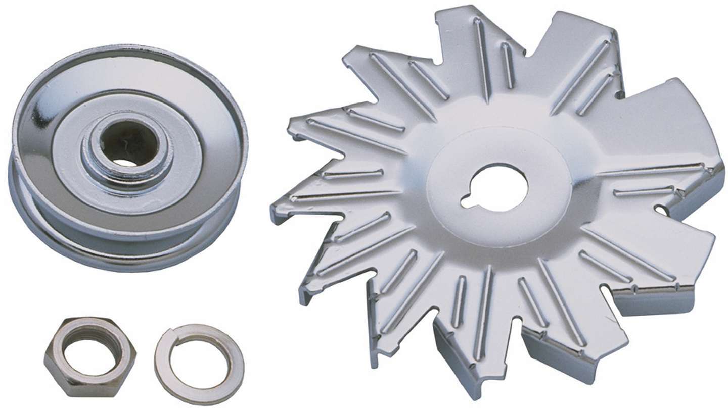 Trans-Dapt Performance 9446 Sngl Grv Alt Pulley & Fa Trans-Dapt Performance 9446
