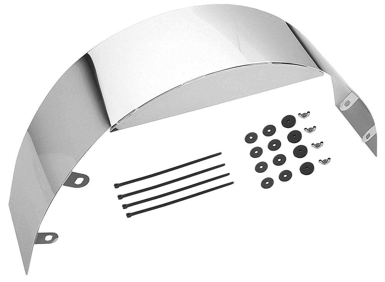 Trans-Dapt Performance 9454 5.5 in Wide Chrome Fan Shroud Trans-Dapt Performance 9454