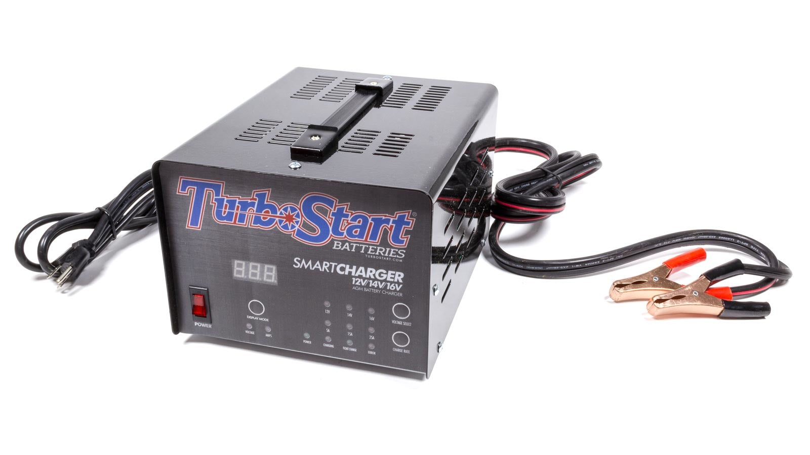 Turbo Start CHG25A 110V Multi-Stage Charger 12V/14V/16/ Batteries Turbo Start CHG25A
