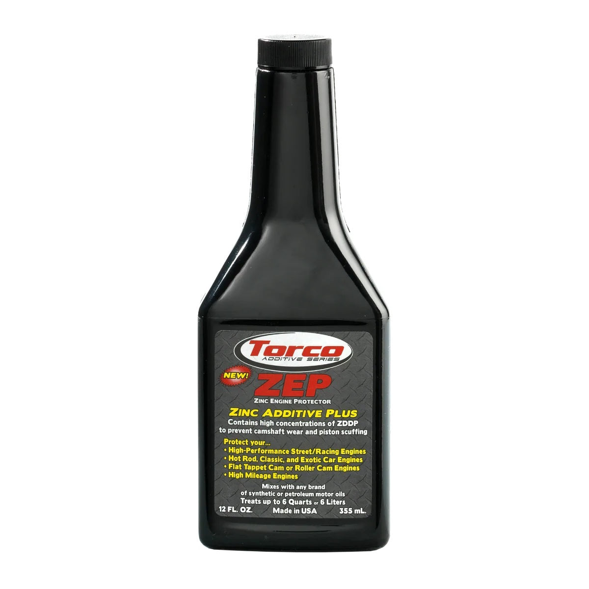 Torco Racing Oils A010033LE ZEP Oil Additive w/ Zinc 12oz Torco Racing Oils A010033LE