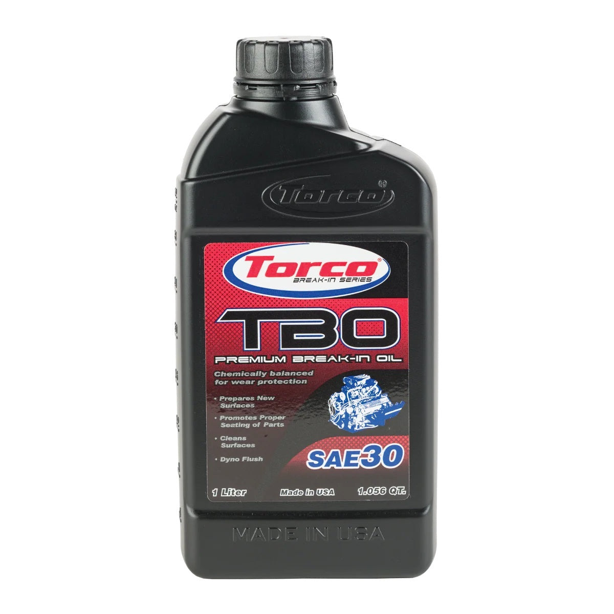 Torco Racing Oils A100030CE TBO 30W Premium Break-In Oil 1 Liter Bottle Torco Racing Oils A100030CE