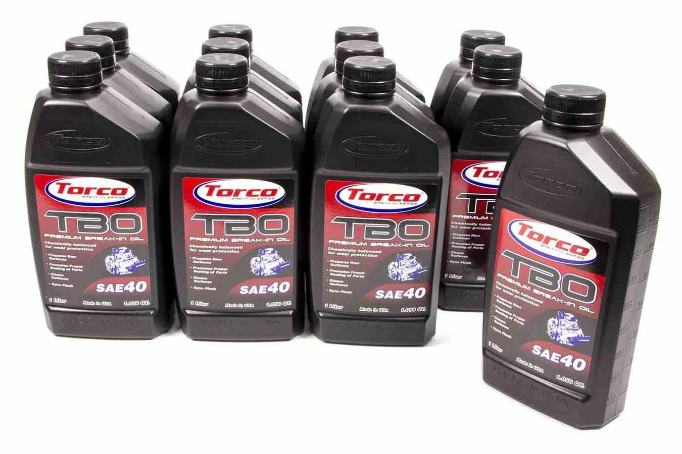 Torco Racing Oils A100040C TBO 40w Premium Break-In Oil Case/12-1 Liter Torco Racing Oils A100040C