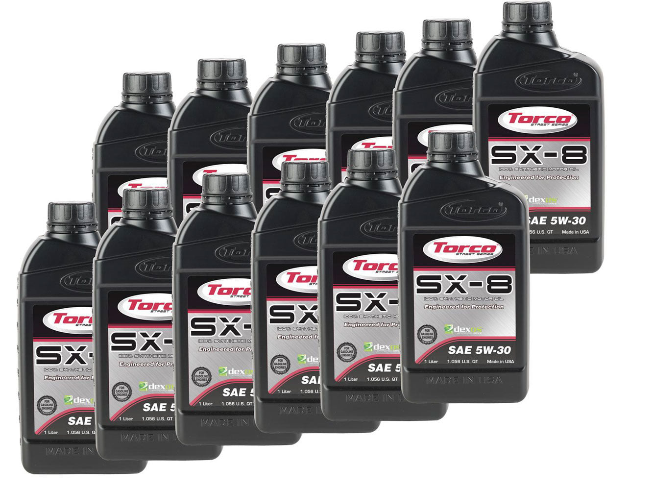 Torco Racing Oils A120530CE SX-8 5w30 Synthetic Oil Case 12x1 Liter Dexos1 Torco Racing Oils A120530CE