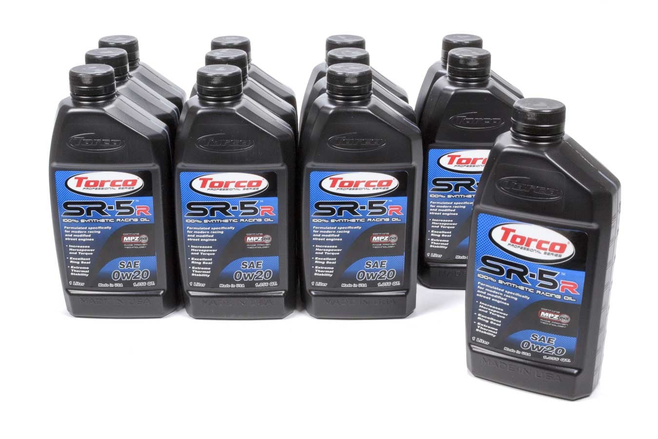 Torco Racing Oils A150020C SR-5R Synthetic Racing Oil 0w20 Case 12x1-Liter Torco Racing Oils A150020C