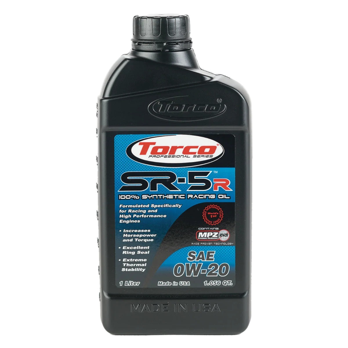 Torco Racing Oils A150020CE SR-5R Synthetic Racing Oil 0w20 1-Liter Bottle Torco Racing Oils A150020CE
