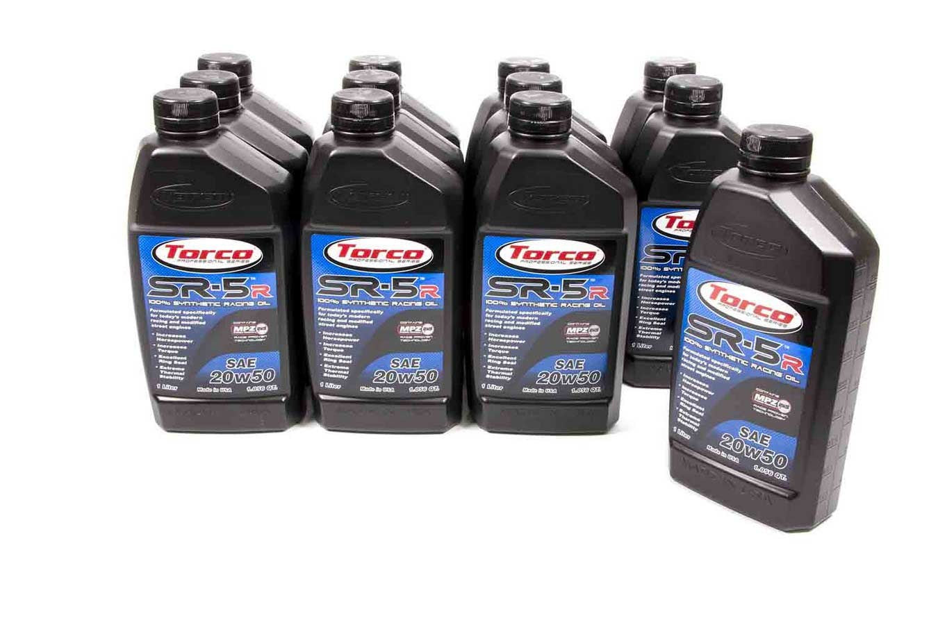 Torco Racing Oils A152050CE SR-5 Synthetic Oil 20w50 Case/12-1 Liter Torco Racing Oils A152050CE