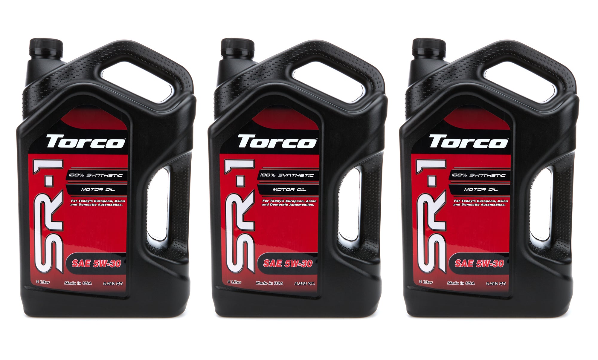 Torco Racing Oils A160530L SR-1 Synthetic Oil 5w30 Case 3 x 5 Liter Bottles Torco Racing Oils A160530L