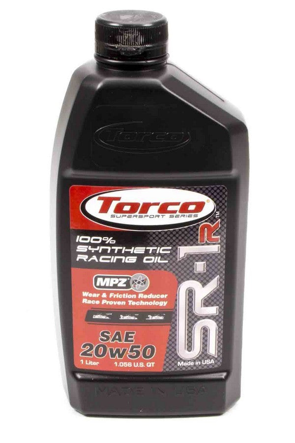 Torco Racing Oils A162055CE SR-1 Synthetic Oil 20w50 1-Liter Torco Racing Oils A162055CE