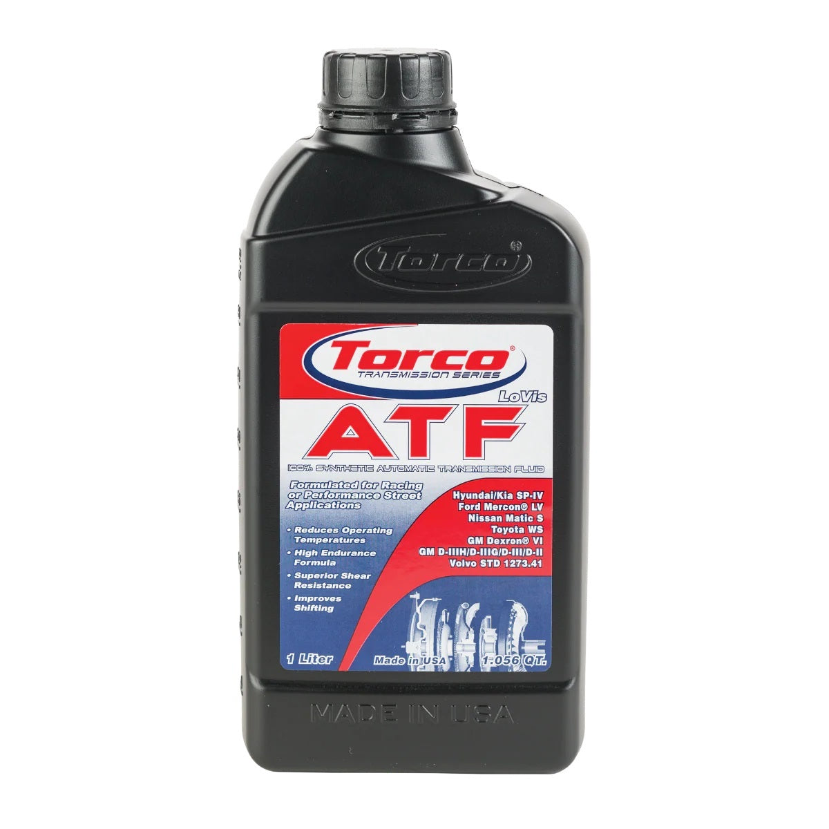 Torco Racing Oils A220065CE LoVis ATF Transmission Fluid 1-Liter Torco Racing Oils A220065CE