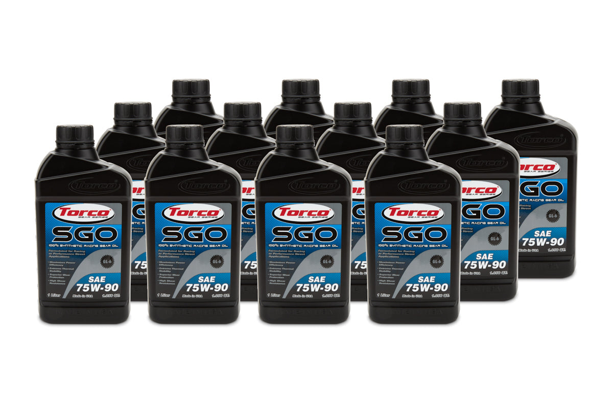 Torco Racing Oils A257590C SGO 75w90 Synthetic Racing Gear Oil Case/12 Torco Racing Oils A257590C
