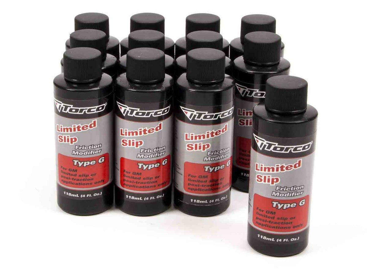 Torco Racing Oils AFM0010J GM Limited Slip Additive Type G Case/12-4oz Torco Racing Oils AFM0010J