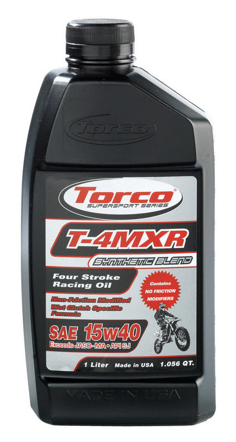 Torco Racing Oils T671544CE T-4MXR Four Stroke Racin g Oil 15w40-1-Liter Bott Torco Racing Oils T671544CE