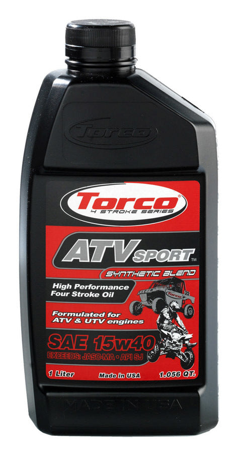 Torco Racing Oils T691540C ATV Sport Four Stroke Ra cing Oil 15w40-12x1-Lite Torco Racing Oils T691540C