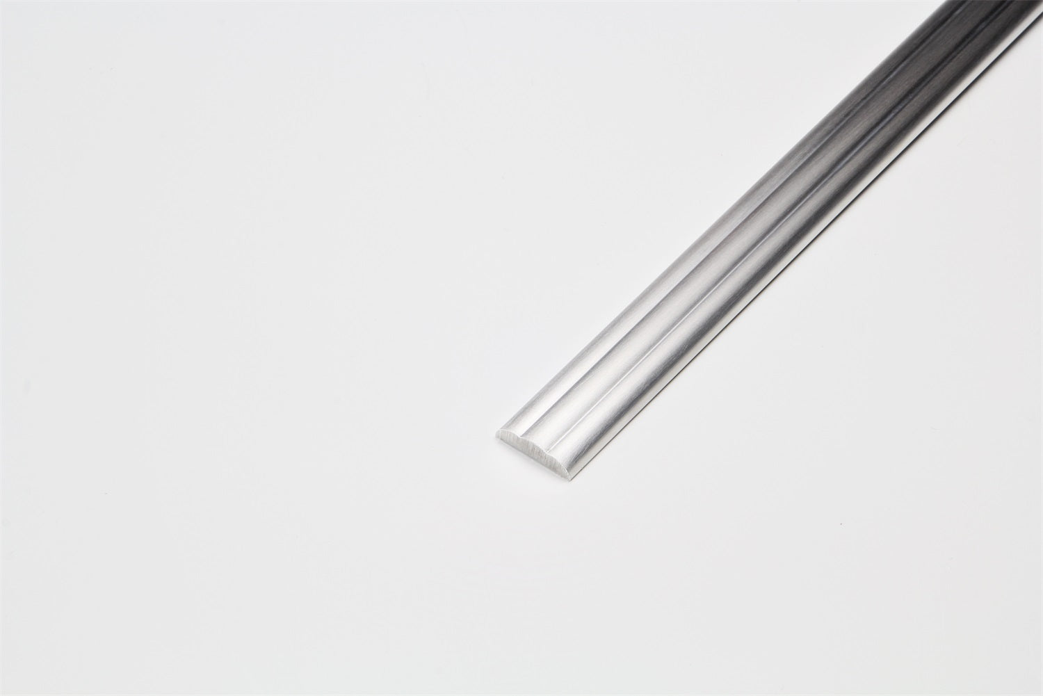 Clayton Machine Works TRIM-01-8 Exterior Trim; Ribbed Aluminum; 8 ft. Stick; Clayton Machine Works TRIM-01-8