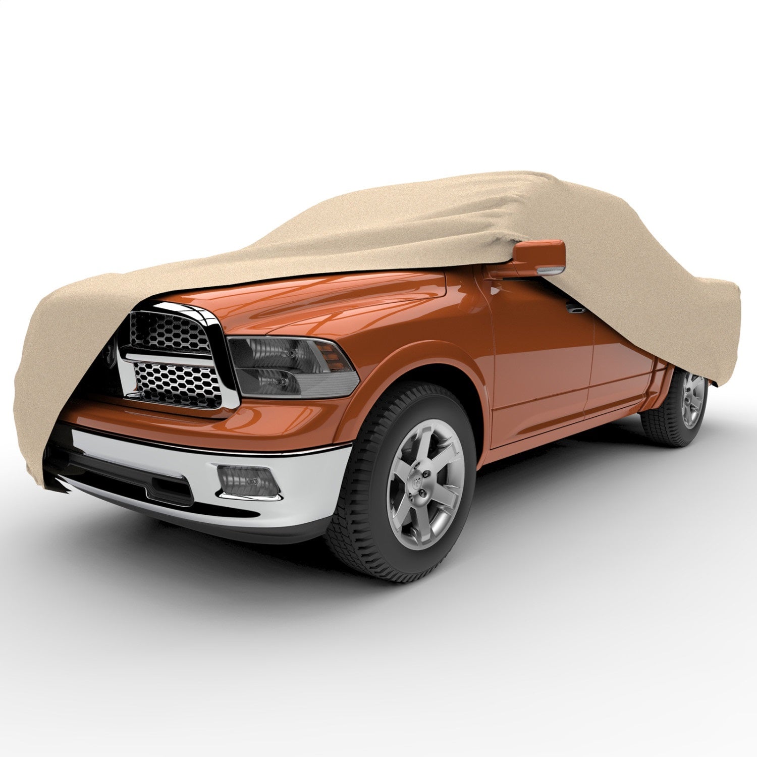 Budge TRSD-4 Rain Barrier™ Truck Cover; Fits Up To 237 in.; Incl. Storage Bag; Beige; Budge TRSD-4