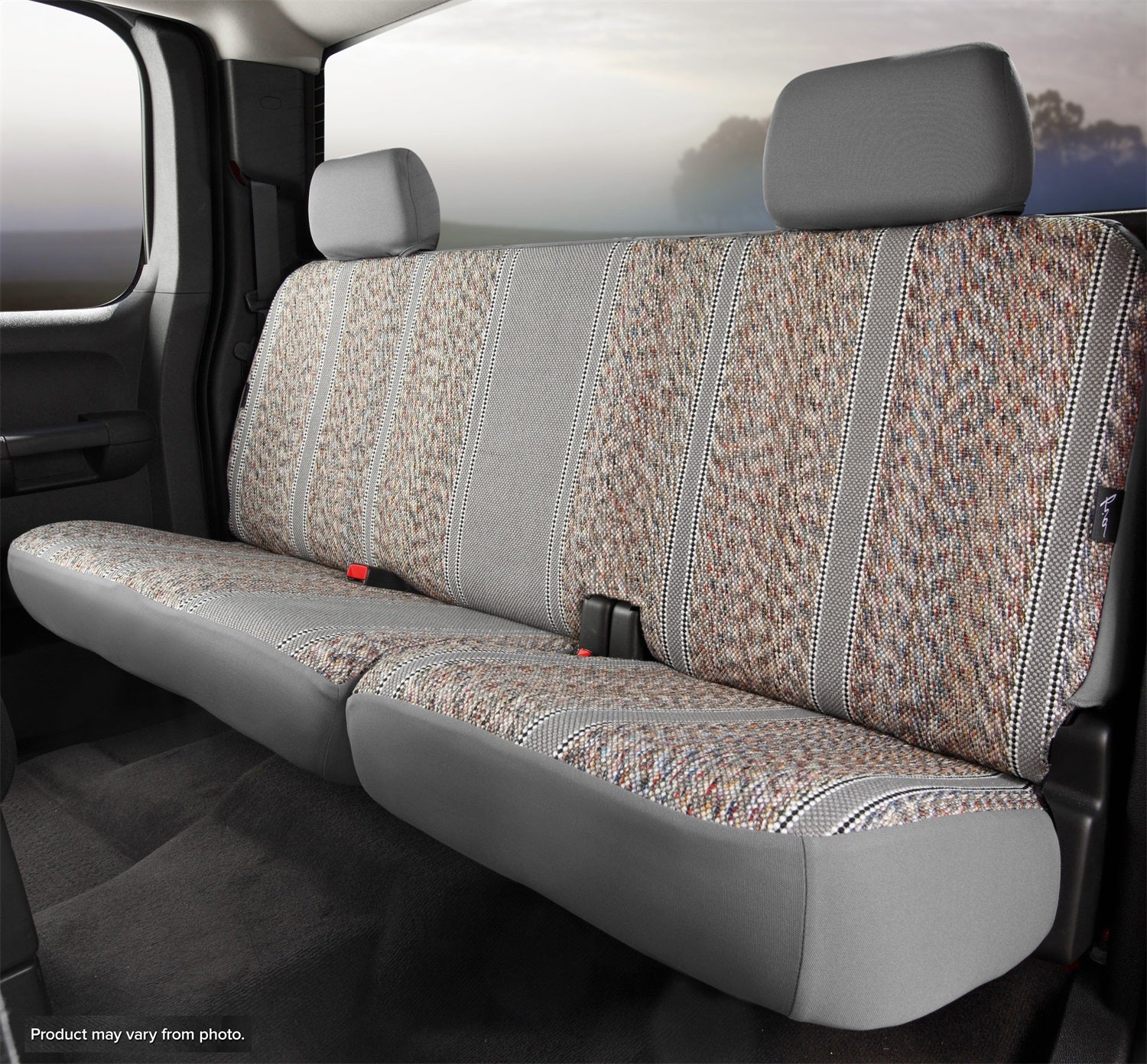 FIA TR45-2 GRAY Wrangler™ Custom Seat Cover; Rear; Split Seat; 40/60; Gray; FIA TR45-2 GRAY