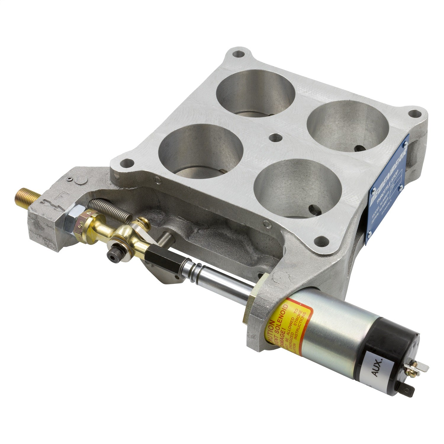 Dedenbear TS5 THROTTLE STOP; BASEPLATE STYLE; ELECTRIC SOLENOID; DOM. HOLLEY 4500 Dedenbear TS5