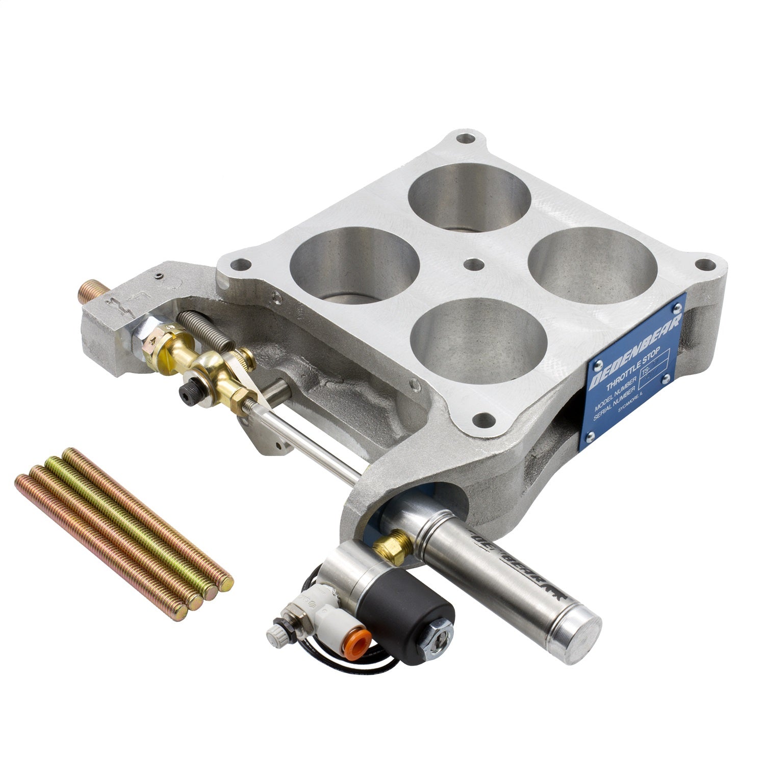 Dedenbear TS5A THROTTLE STOP; BASEPLATE STYLE; CO2 ACTUATED; DOM. HOLLEY 4500 (SINGLE ACTING) Dedenbear TS5A