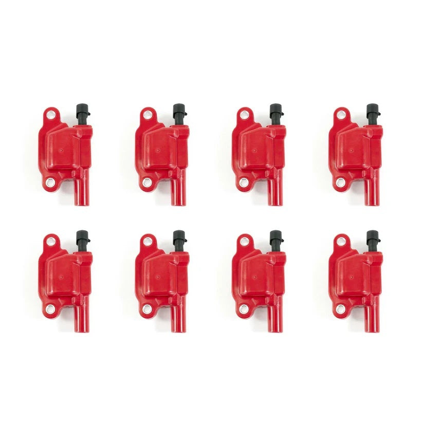 Top Street Performance 81015-8 LS High Output Ign Coils Red 05-18 LS Set of 8 Top Street Performance 81015-8