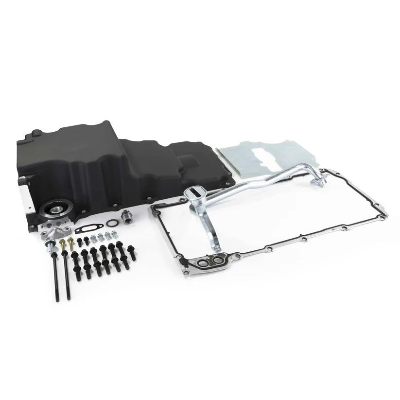 Top Street Performance 81073BK LS Low Profile Retrofit Black Oil Pan Top Street Performance 81073BK