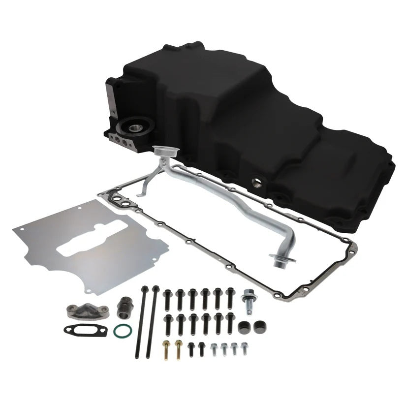 Top Street Performance 81075BK LS Low Profile Retrofit Black Oil Pan Top Street Performance 81075BK
