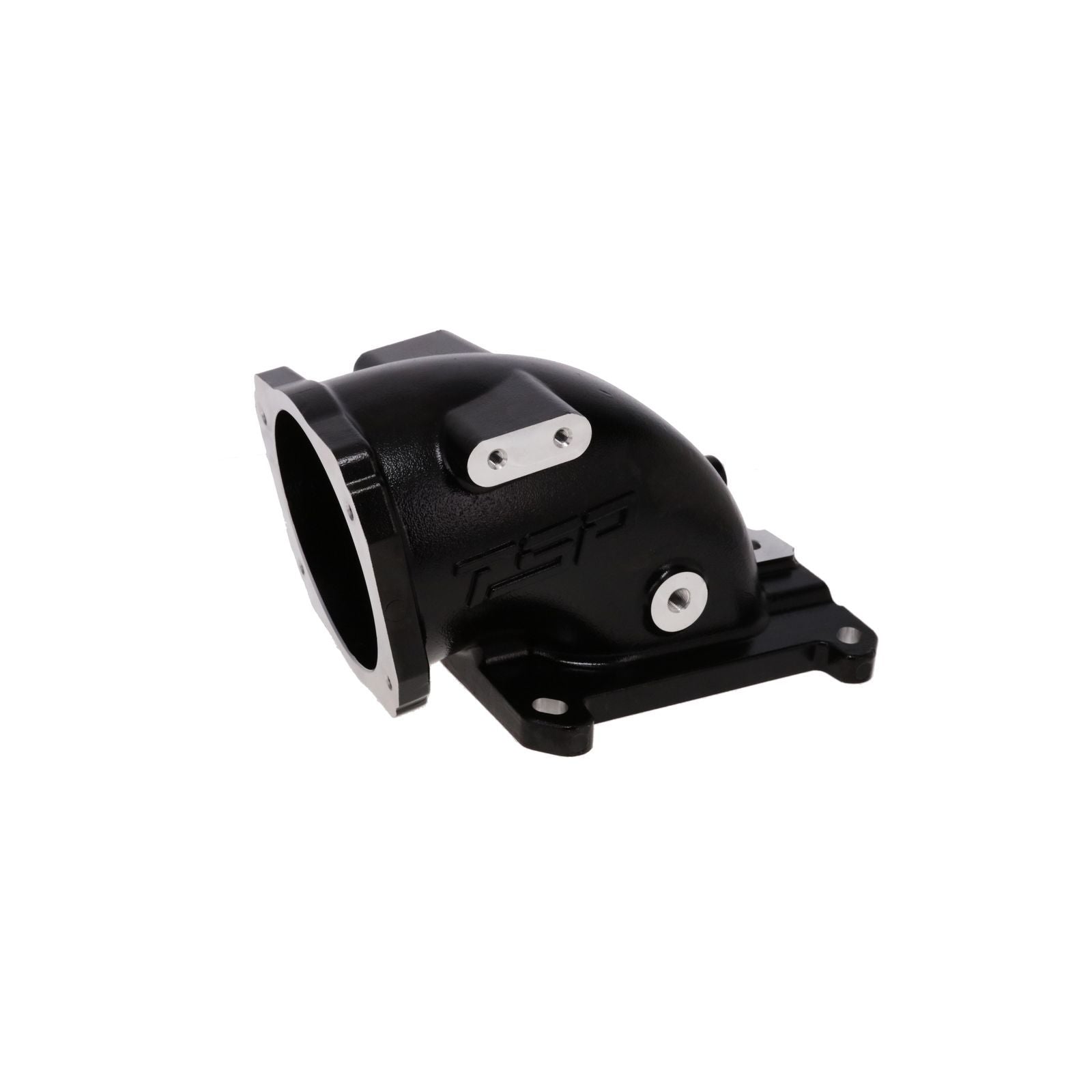 Top Street Performance 81141BK Aluminum EFI TB Elbow LS 105MM 4150 Flange Top Street Performance 81141BK
