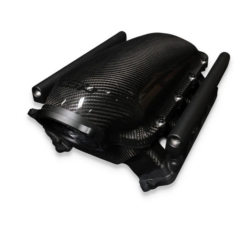 Top Street Performance 81633 CF Low Rise Intake Gen 4 LS Fuel Rails Incl Top Street Performance 81633