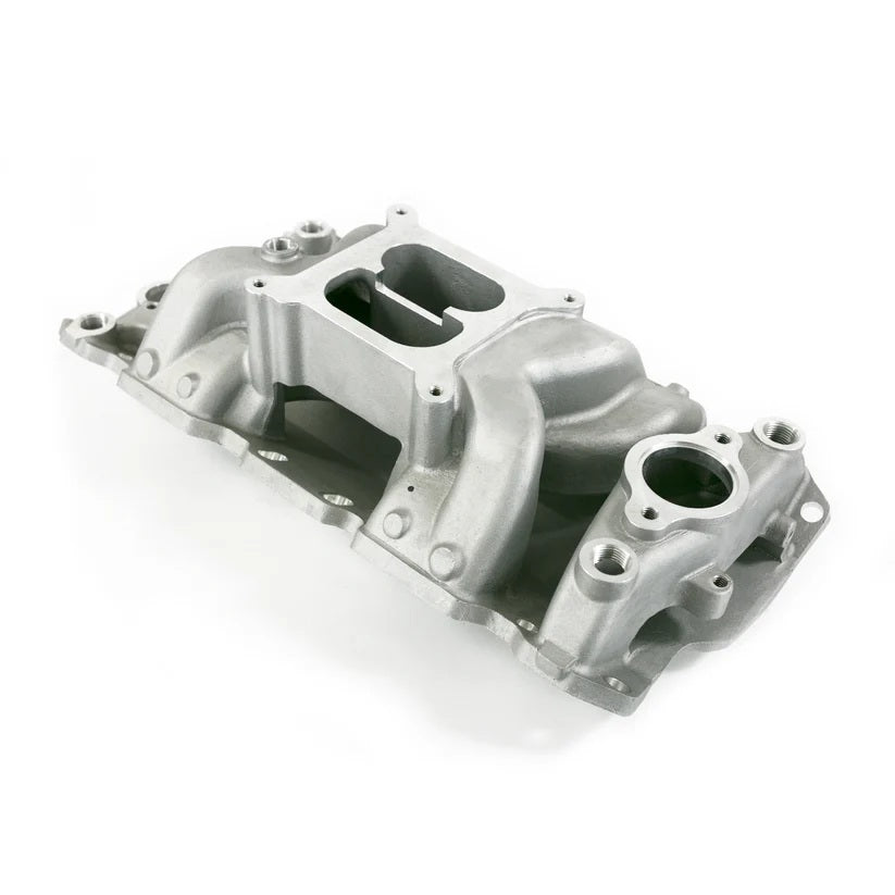 Top Street Performance 82026 57-95 SBC Air Gap Intake Satin Dual Plane Top Street Performance 82026