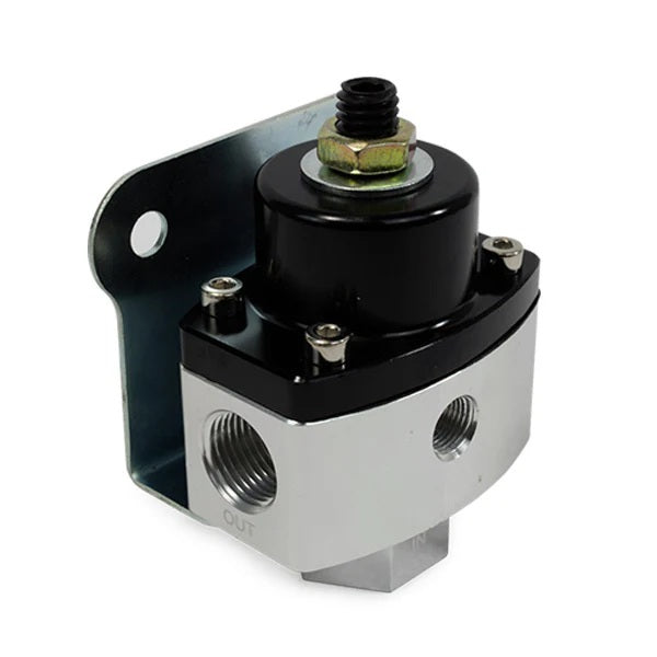 Top Street Performance JM1057BK Billet Fuel Regulator 5-12psi Black Top Top Street Performance JM1057BK