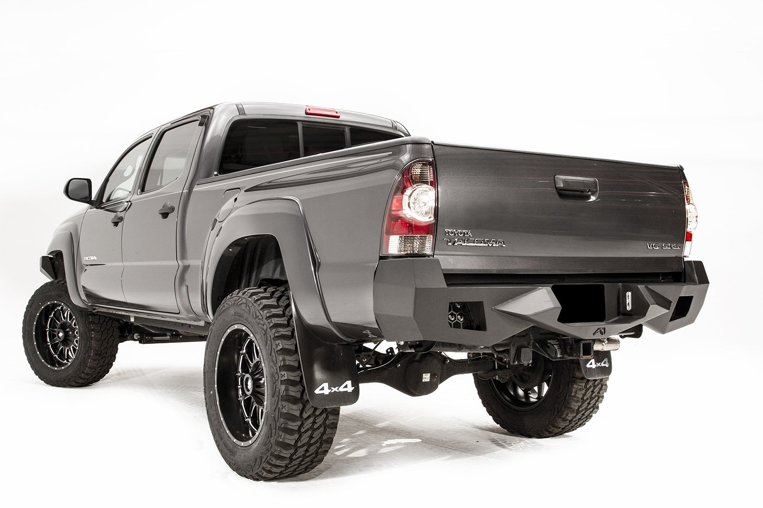 Fab Fours TT12-E1651-B Vengeance Rear Bumper; Uncoated/Paintable; [AWSL]; Fab Fours TT12-E1651-B
