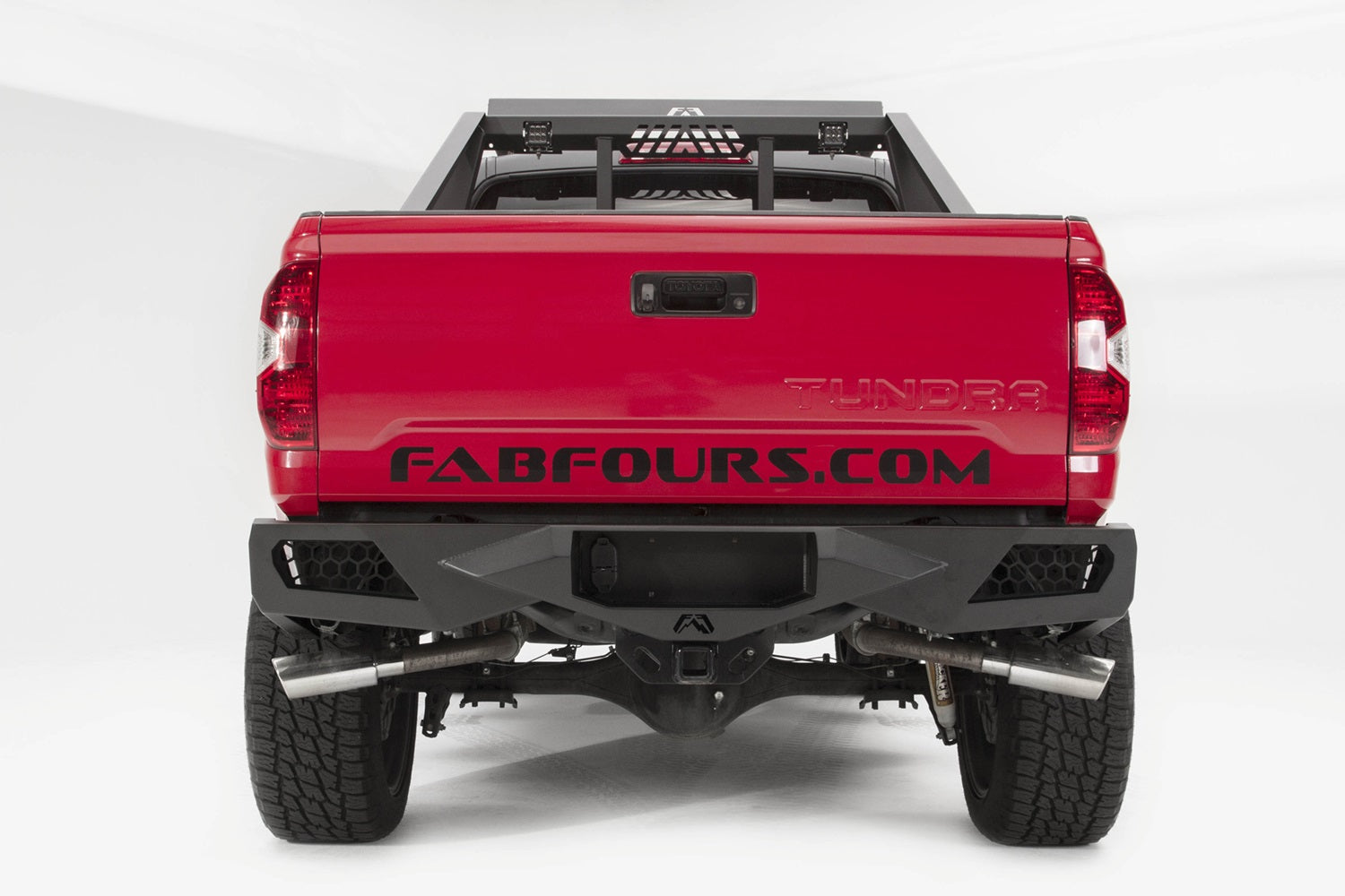 Fab Fours TT14-E2851-B Vengeance Rear Bumper; Uncoated/Paintable; [AWSL]; Fab Fours TT14-E2851-B