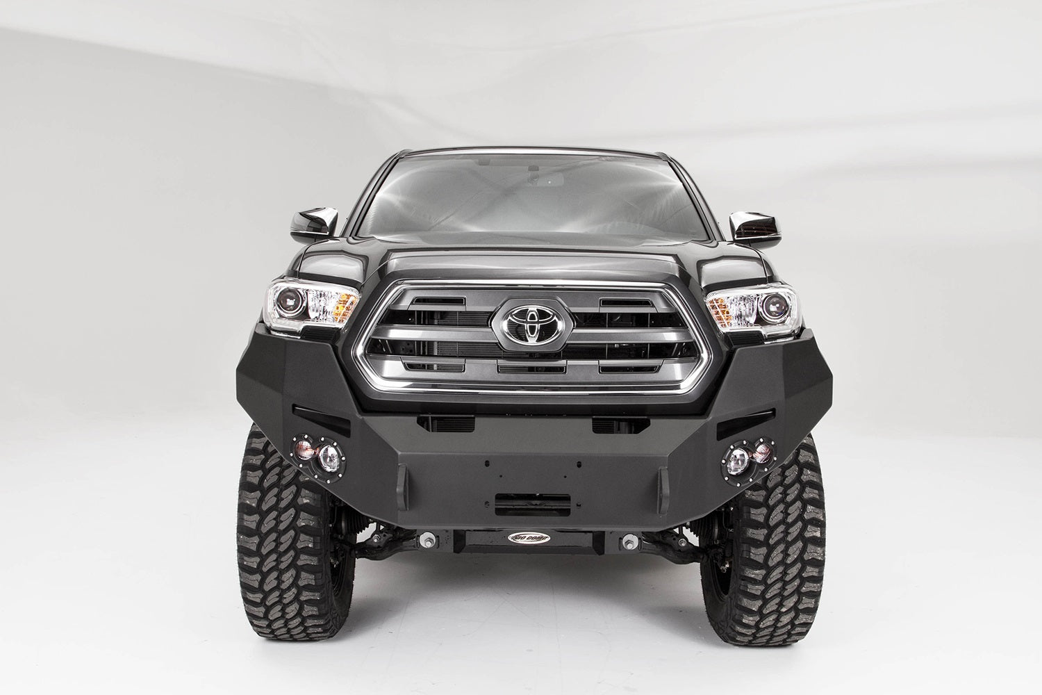 Fab Fours TT16-B3651-1 Premium Winch Front Bumper; 2 Stage Black Powder Coated; w/o Grill Guard; Fab Fours TT16-B3651-1