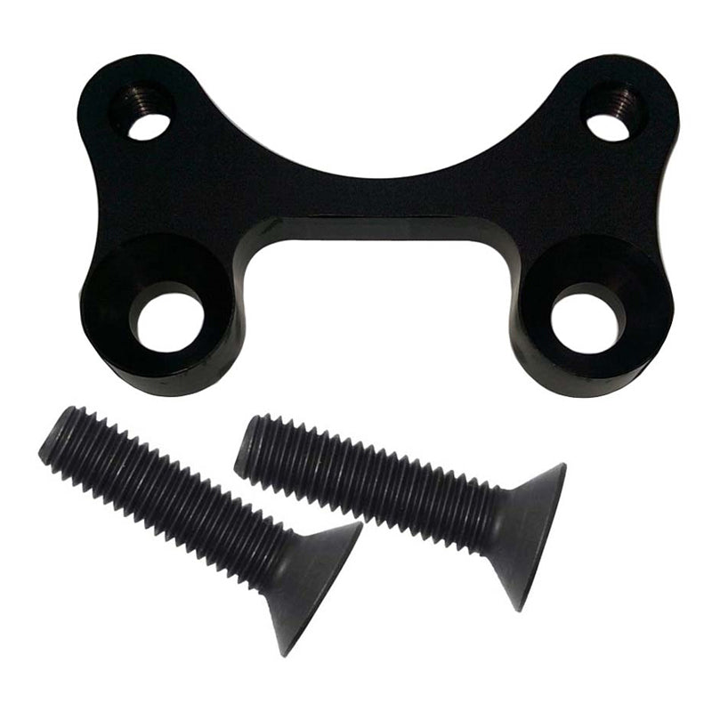 Triple X Race Components 600-BK-8224BLK XB Front Brake Bracket BLK w/ Hardware Mini Spr Triple X Race Components 600-BK-8224BLK