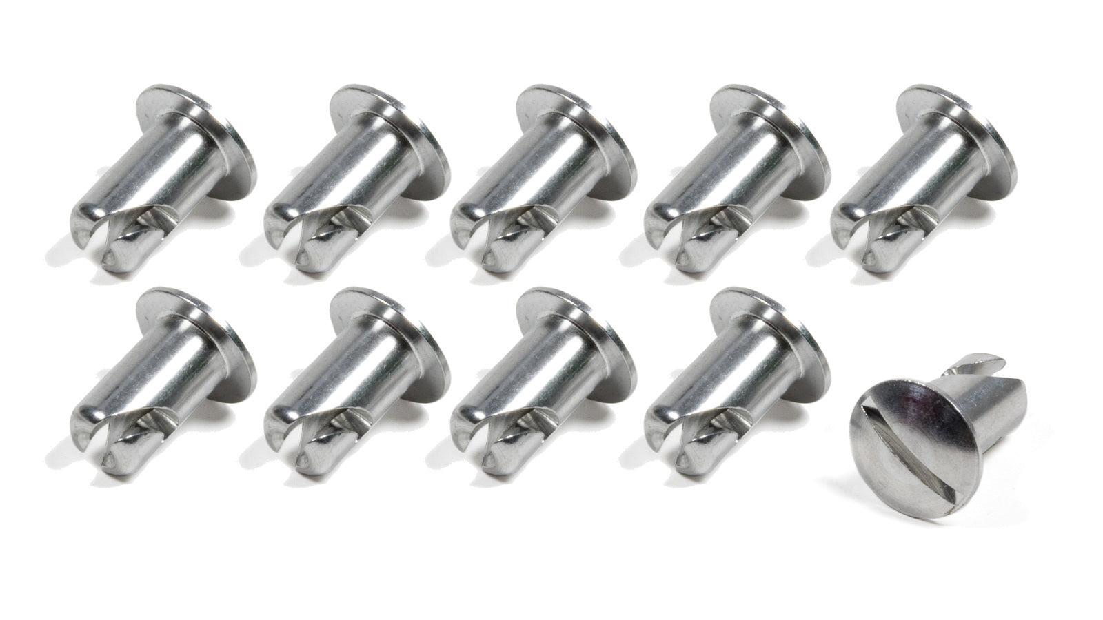 Triple X Race Components CH-4401-10 Oval Head Button Alum .500 Long 10 Pack Triple X Race Components CH-4401-10