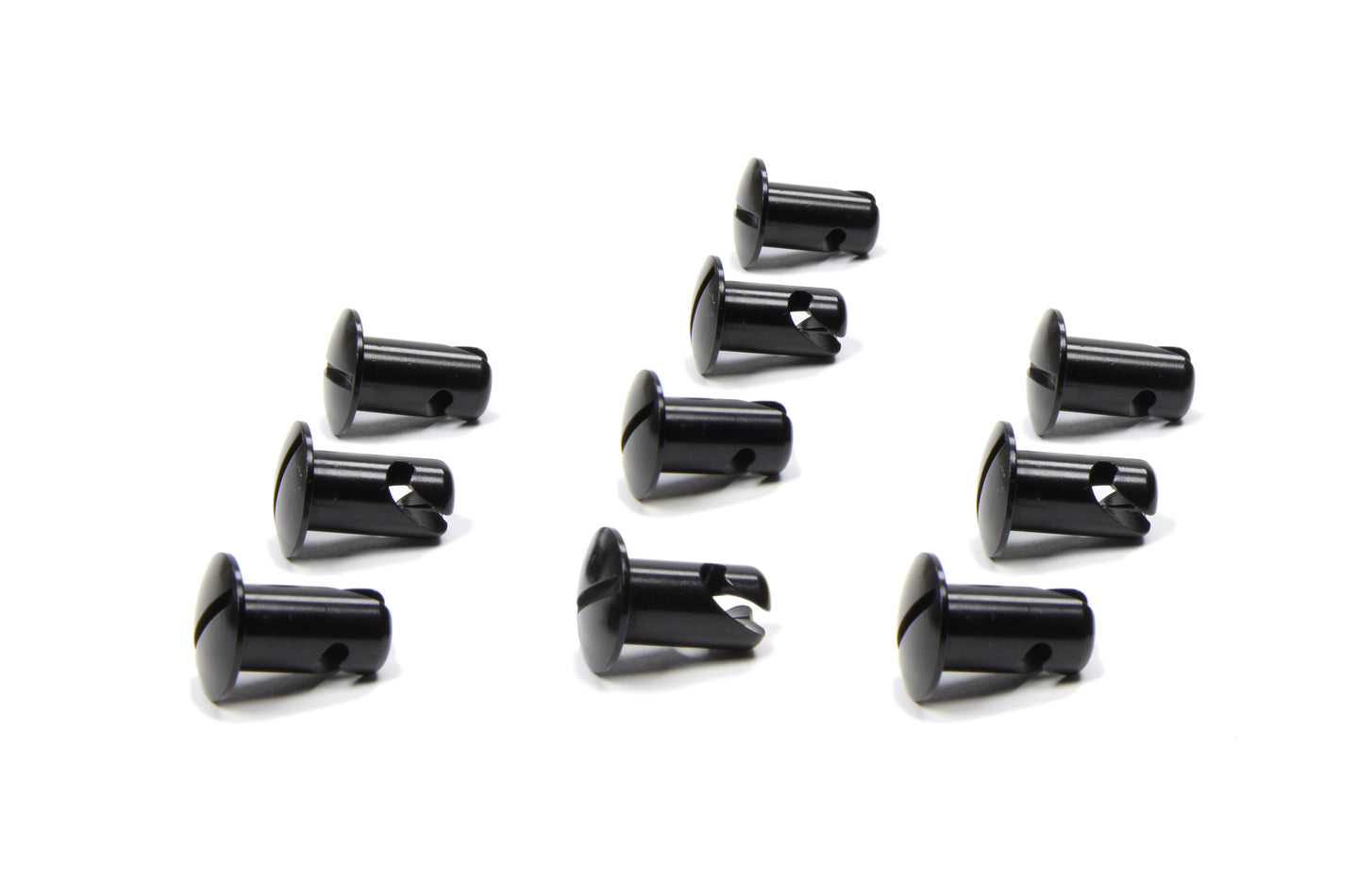 Triple X Race Components CH-4402-10BLK Oval Head Button Alum Black .550 Long 10 Pack Triple X Race Components CH-4402-10BLK