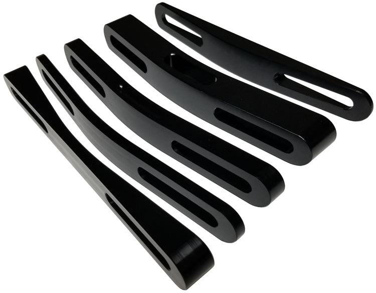 Triple X Race Components CH-6481BLK Seat Spacer Kit Triple X Race Components CH-6481BLK