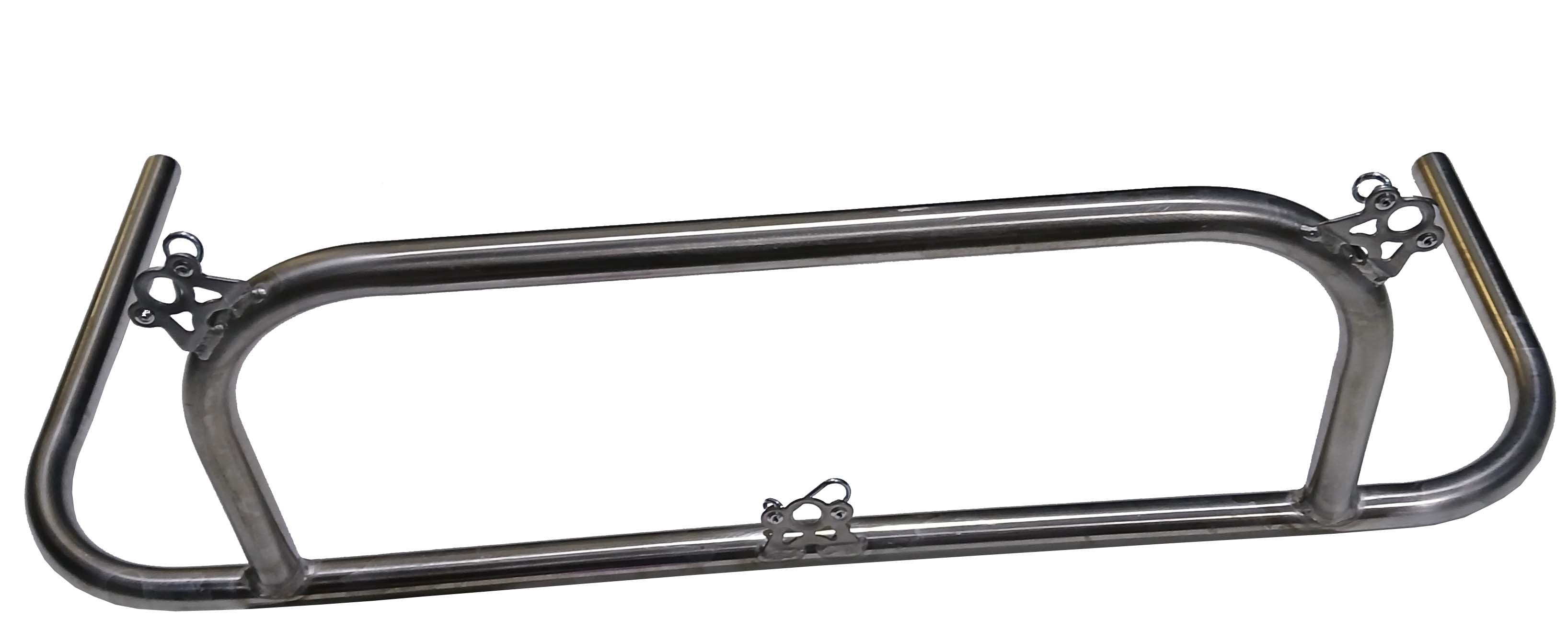 Triple X Race Components KT-BN-0003 Champ Kart left nerf. St ainless steel. Triple X Race Components KT-BN-0003