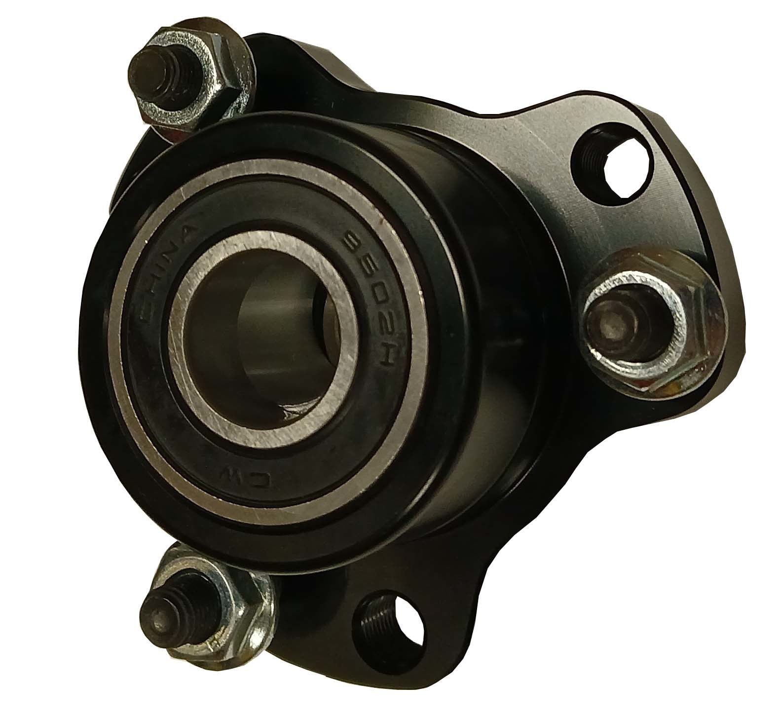 Triple X Race Components KT-SU-6651BLK Champ Kart Left Front Hub Assy 5/8in Bearing Triple X Race Components KT-SU-6651BLK