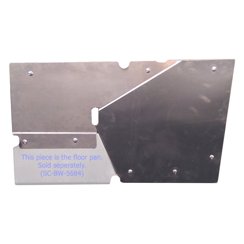 Triple X Race Components SC-BW-5685 Sprint Car Kick Panel LH Quick Access Alum Triple X Race Components SC-BW-5685
