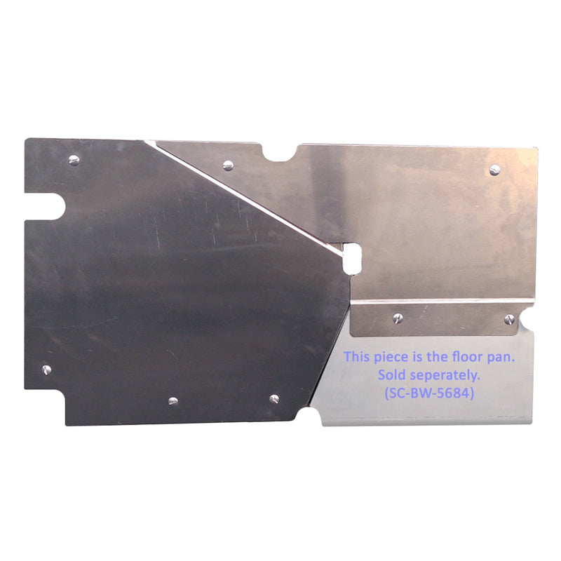 Triple X Race Components SC-BW-5693 Sprint Car Kick Panel RH Quick Access Triple X Race Components SC-BW-5693