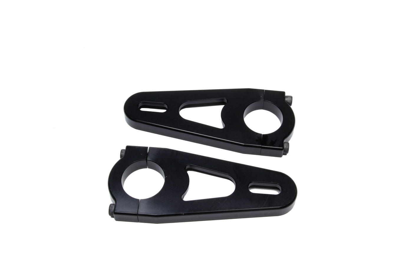 Triple X Race Components SC-CH-7250BLK Tail Tank Clamps For Sprintcar Black Triple X Race Components SC-CH-7250BLK