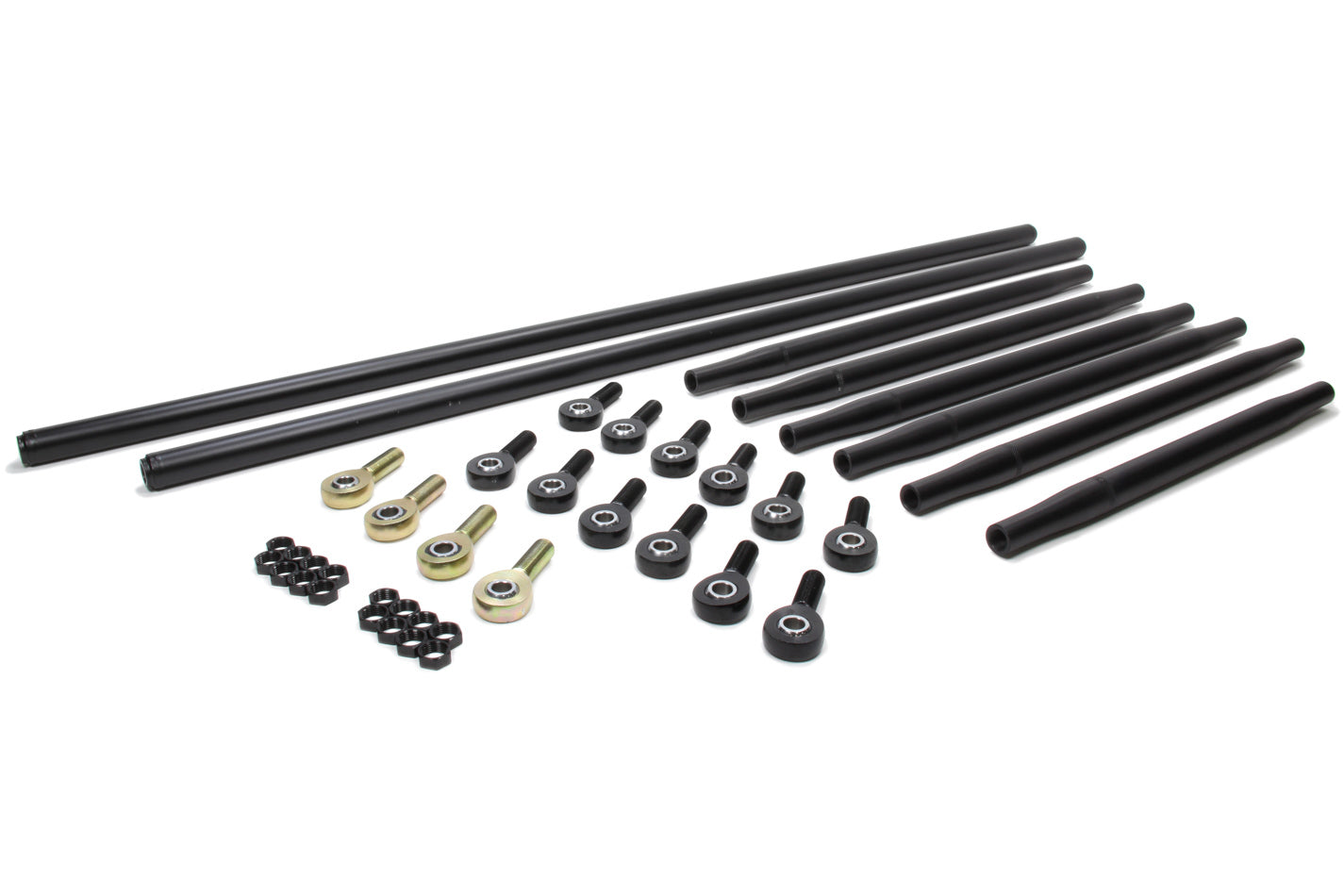 Triple X Race Components SC-SU-K9000BLK Radius Rod Kit Complete Black For Sprint Car Triple X Race Components SC-SU-K9000BLK